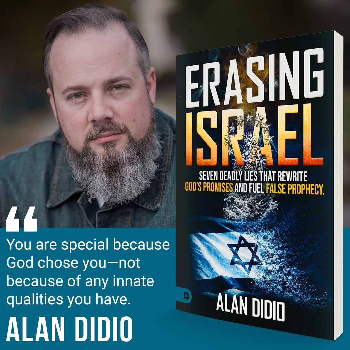 Erasing Israel: 7 Deadly Lies That Rewrite God's Promises and Fuel False Prophecy Paperback – July 2026