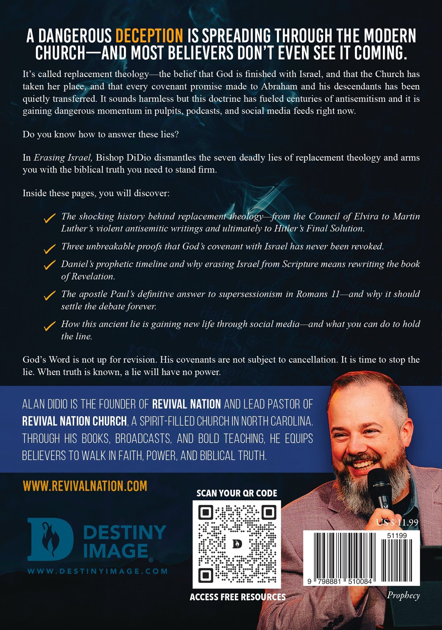Erasing Israel: 7 Deadly Lies That Rewrite God's Promises and Fuel False Prophecy Paperback – July 2026
