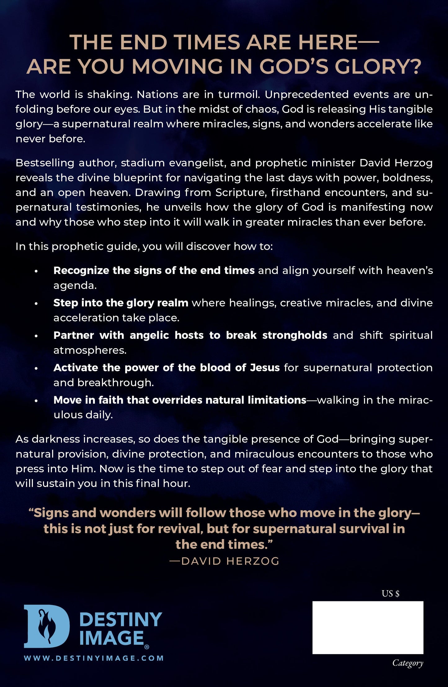 Glory and the End Times: Unveiling God's Prophetic Vision for Your Future, Israel, and the Last-Days Awakening Paperback – August 5, 2025